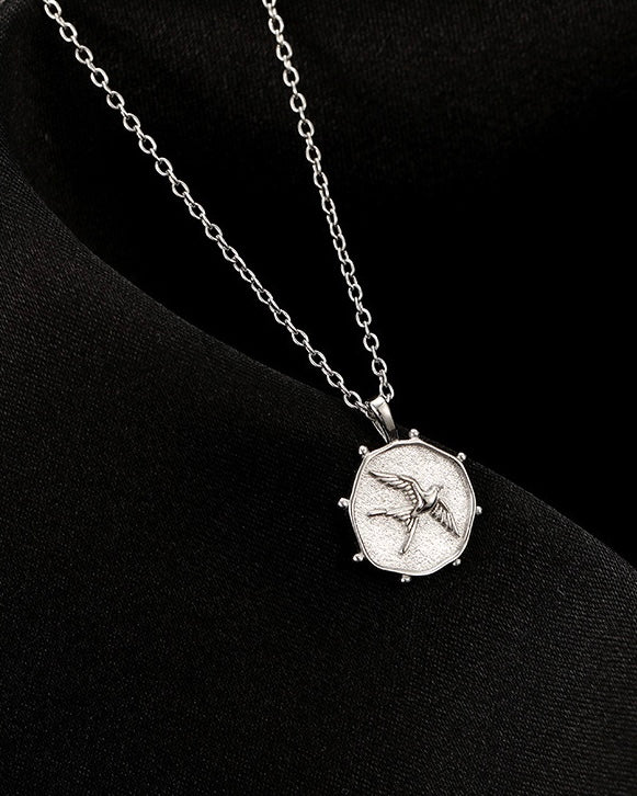 Swallow Emblem Necklace