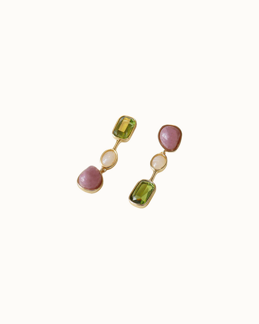 Iris Cascade Earrings